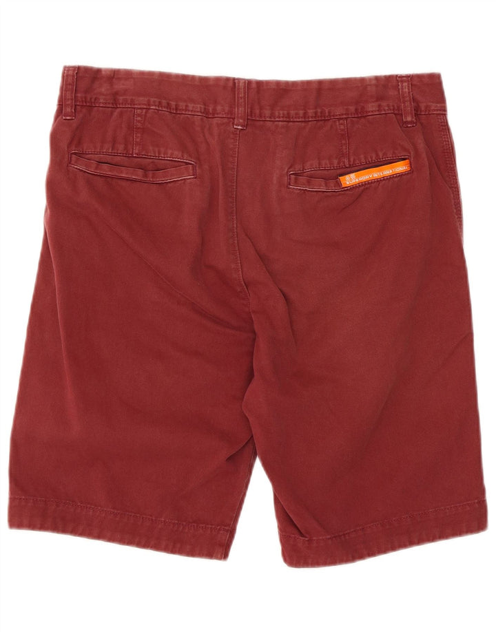 Superdry Chino Shorts til mænd Små W32 rødbrun bomuld