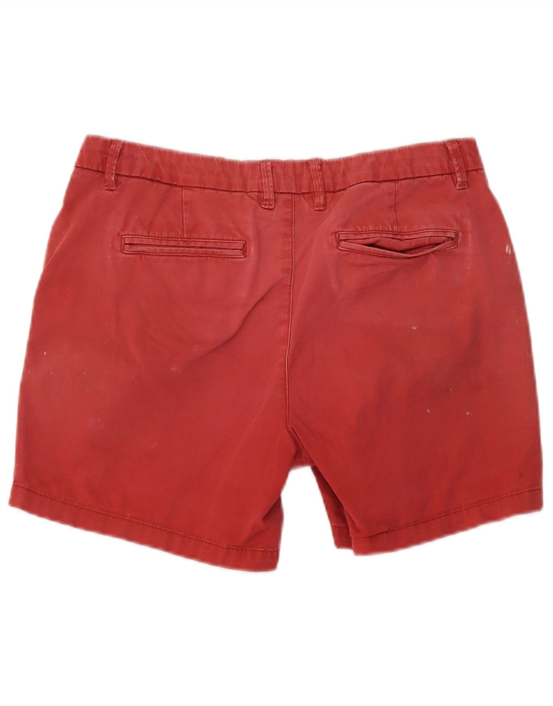 Fat Face Dame Chino Shorts UK 10 Small W32 Red Bomuld