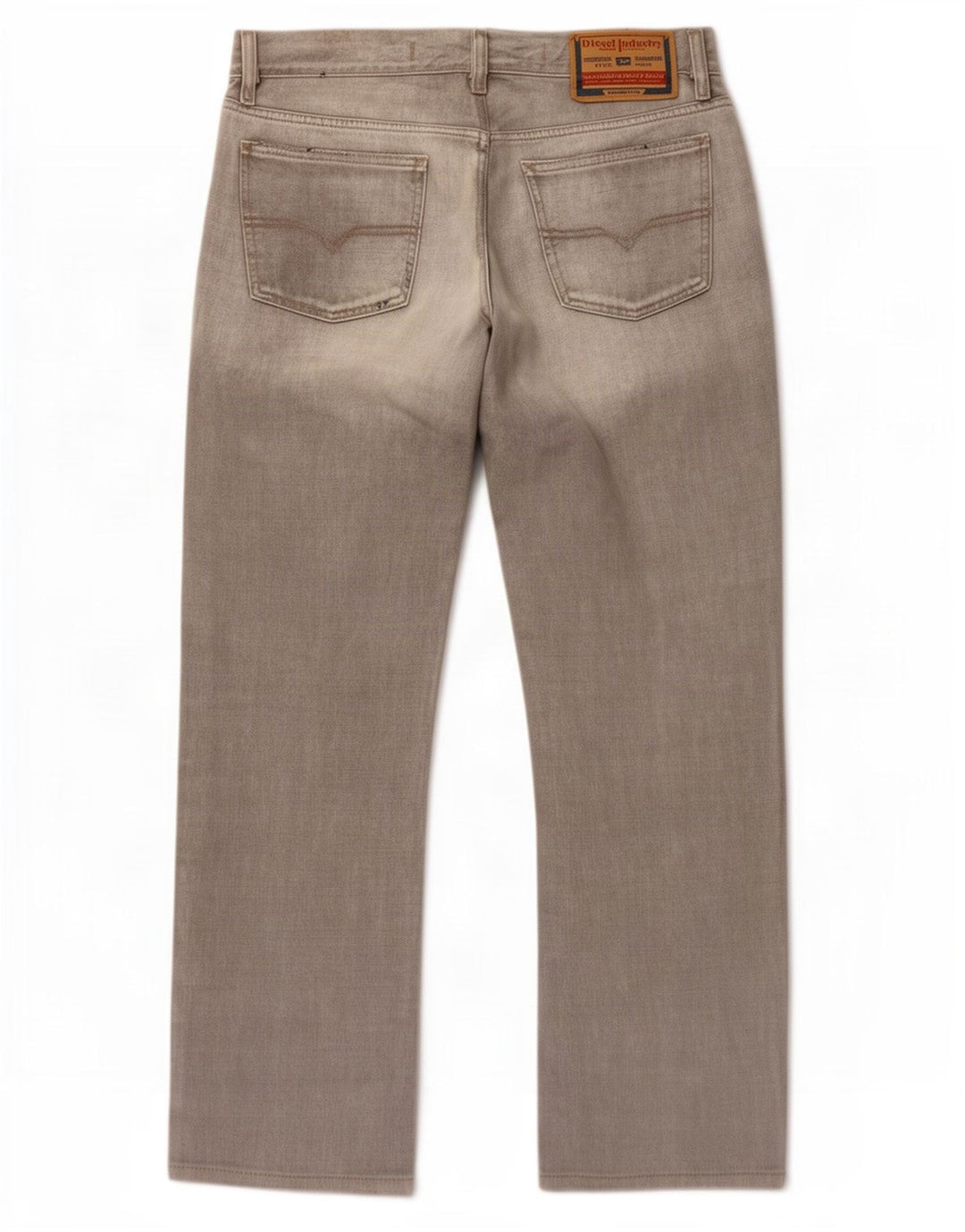 Diesel Herre Bootcut Jeans W36 L30 Grå Bomuld