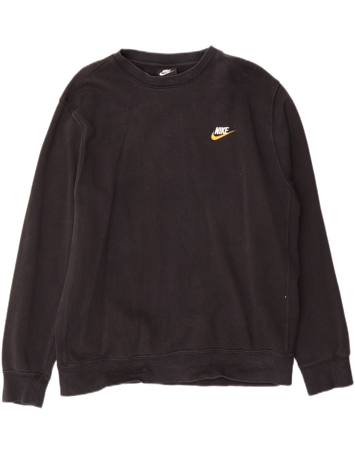 Nike Sweatshirt til mænd, stor sort bomuld