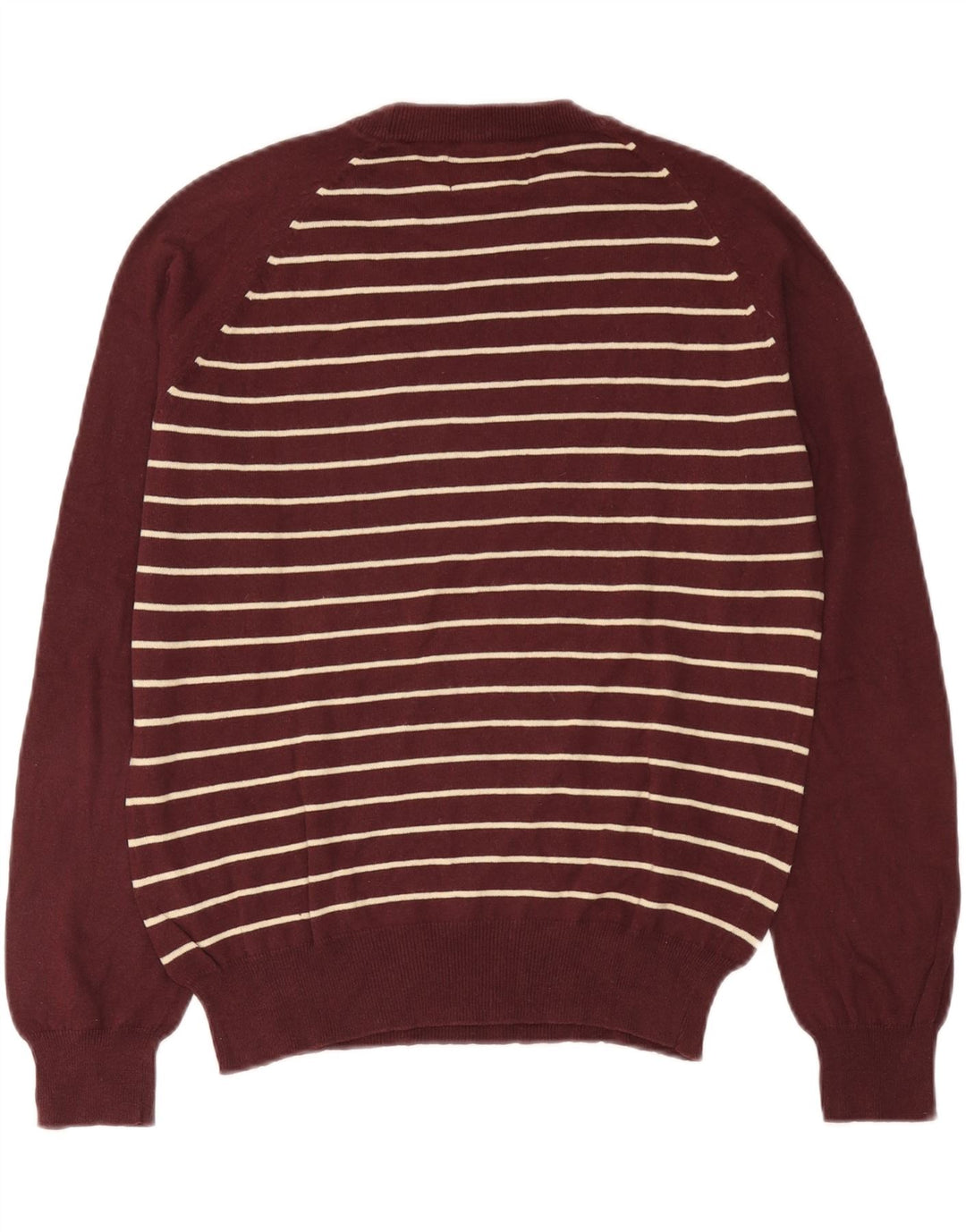 Foot Locker Herre Crew Neck Jumper Sweater Medium Burgundy stribet