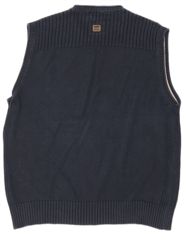 Gas Herrevest Tank Top 2XL Marineblå Bomuld