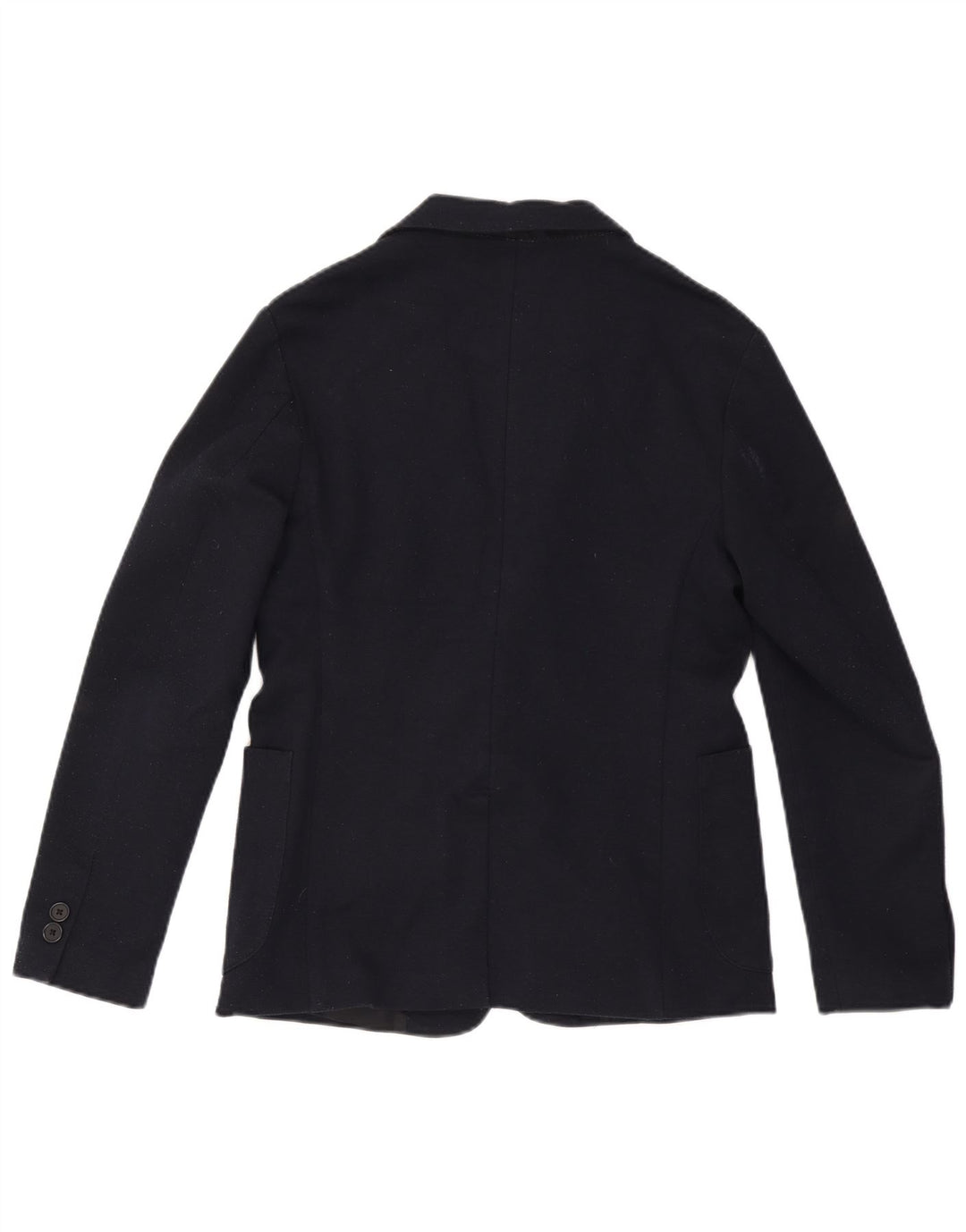 Zara Herre 2-knaps blazerjakke UK 38 Medium Navy Blue Polyester