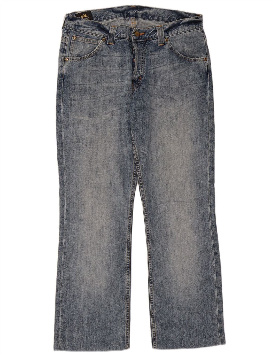 Lee Herre Roscoe Bootcut Jeans W32 L29 Blå Bomuld