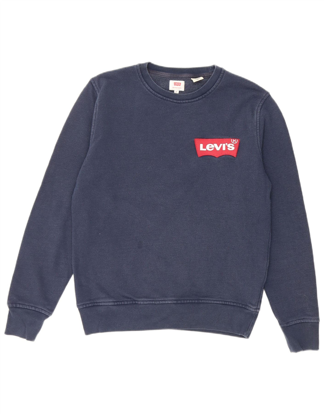 Levi's Sweatshirt til mænd, lille marineblå bomuld