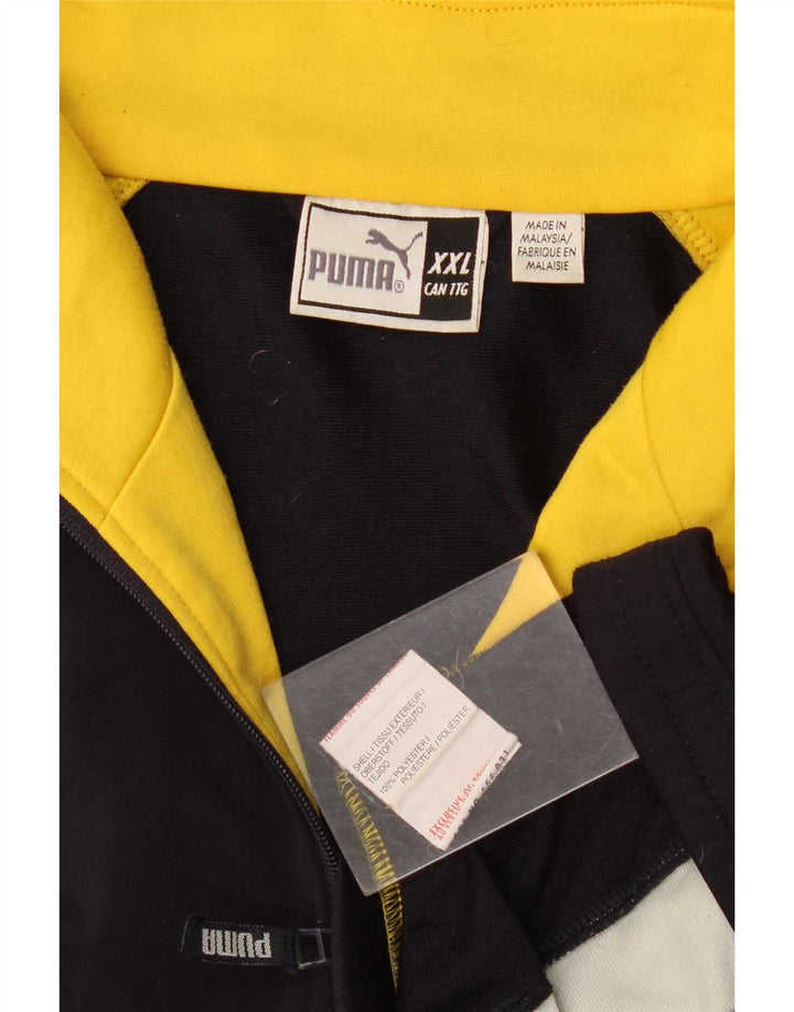 Puma Træningsdragt til mænd Topjakke 2XL Marineblå Colourblock Polyester