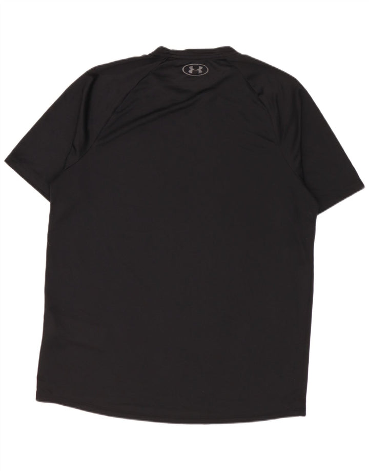 Under Armour Herre T-Shirt Top Medium Sort Polyester