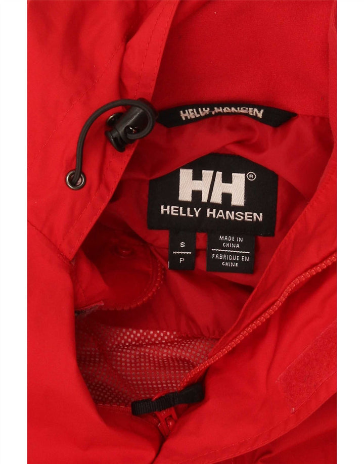Helly Hansen Regnjakke med hætte til mænd UK 36 Lille Rød