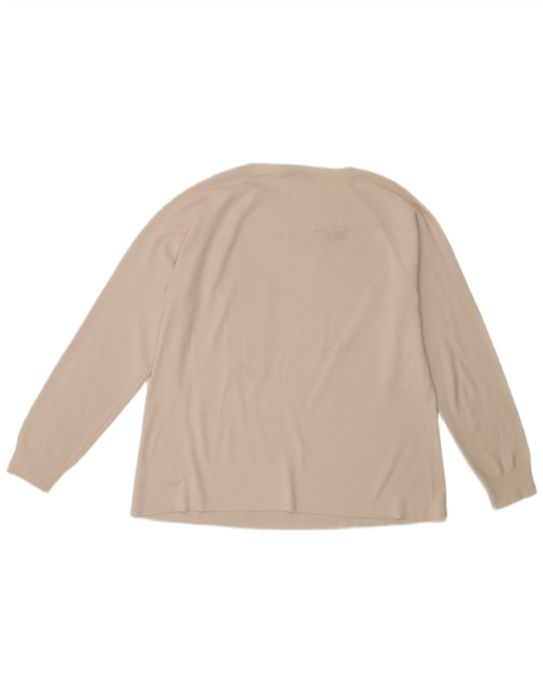 Max Mara dame sweater med rund hals DK 14 Medium Off White