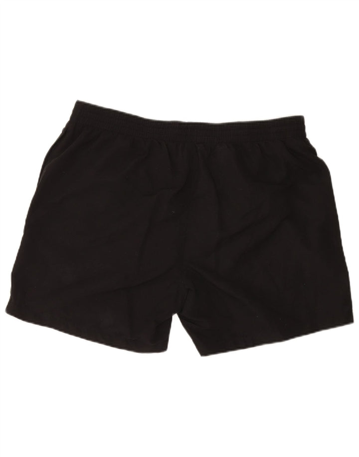 KAPPA Mens Graphic Sport Shorts 2XL  Black Polyester