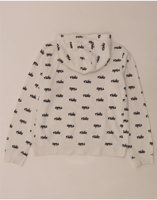 Nike Boys Graphic Standard Fit hættetrøjetrøje 13-14 år XL Hvid Bomuld