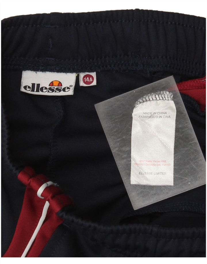 Ellesse Boys Tracksuit Bukser 13-14 år Navy Blue Colourblock