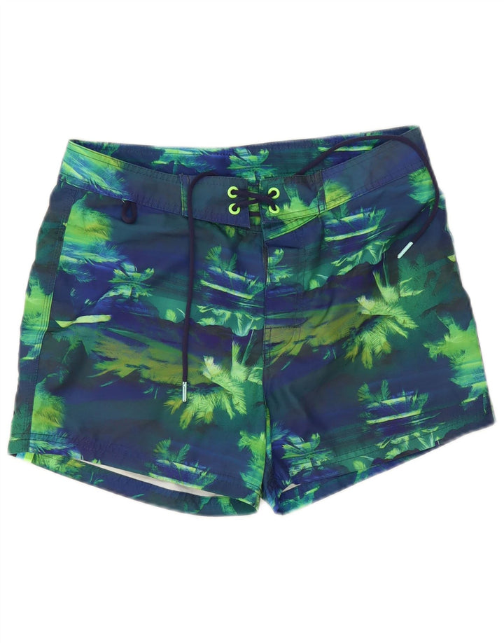 Sundek Badeshorts til mænd Small Navy Blue Tie Dye Polyester