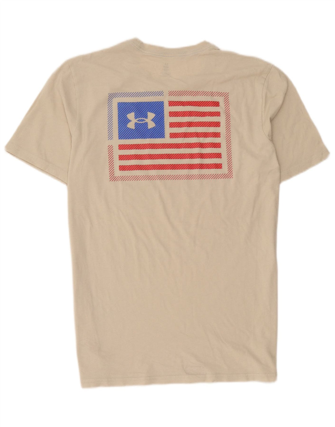 Under Armour Herre grafisk T-shirt Top Medium Beige