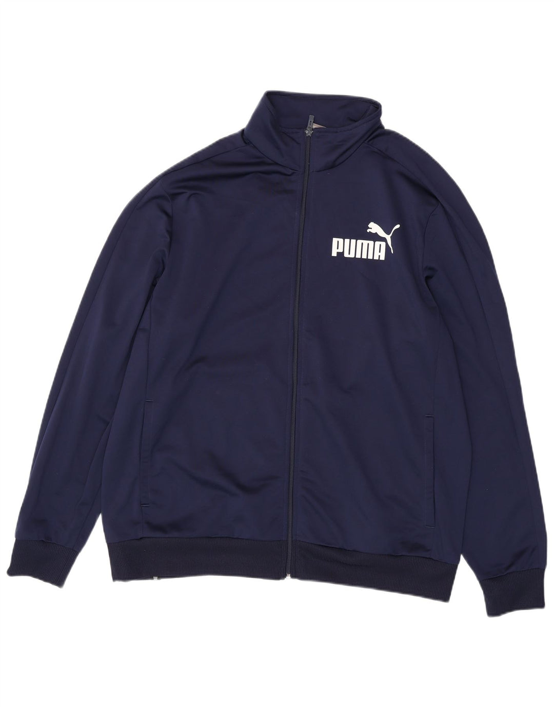 PUMA Grafisk træningsdragt topjakke til mænd 2XL marineblå polyester