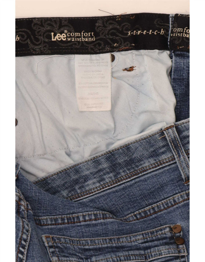Lee Dame Stretch Straight Jeans W38 L29 Blå Bomuld