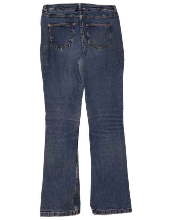 MARKS & SPENCER Dame Regular Fit Bootcut Jeans UK 10 Small W30 L30 Blue