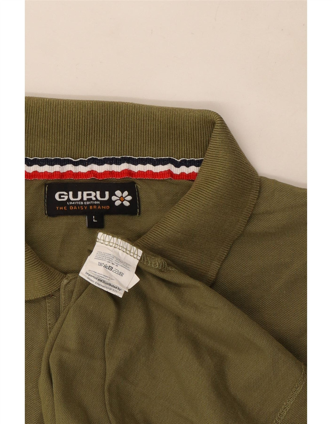 Guru Herre Polo Shirt Stor Khaki Bomuld