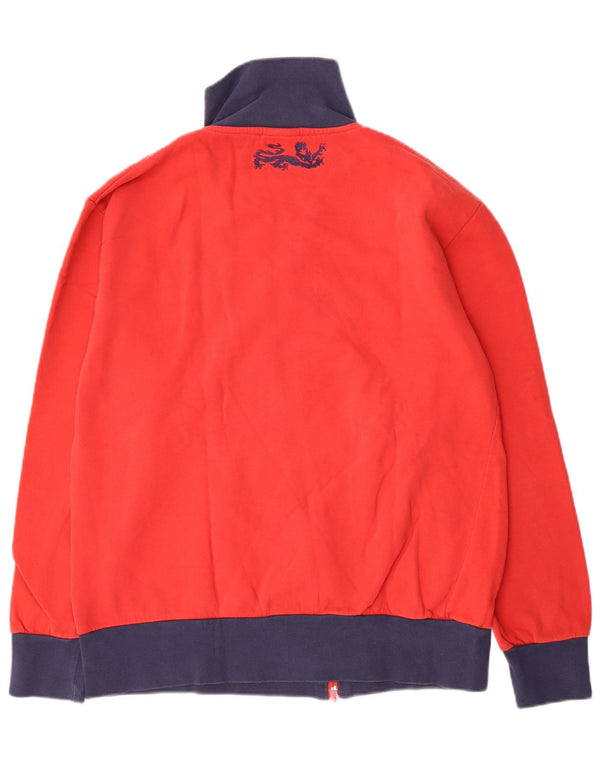 Umbro Herre træningsdragt Topjakke XL Rød Colourblock Bomuld