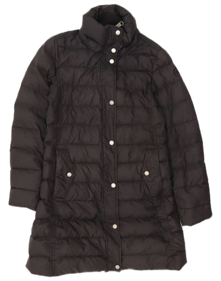 Tommy Hilfiger Dame Oversized Polstret Frakke UK 10 Small Black Polyester
