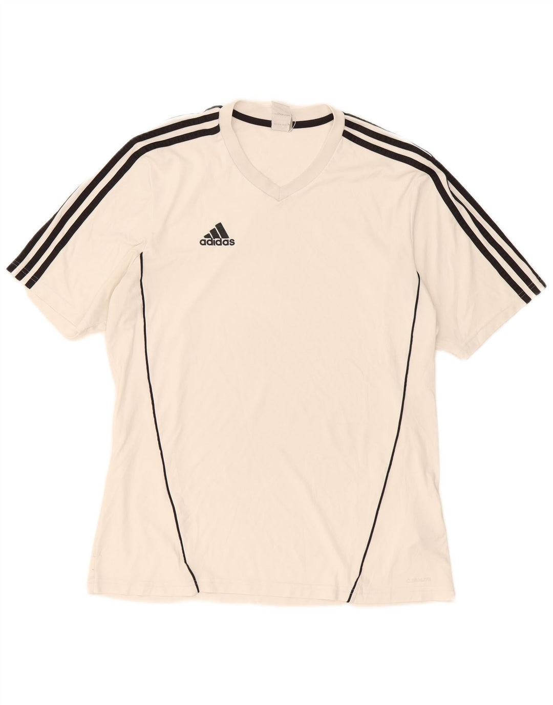 Adidas Herre Climalite T-Shirt Top Stor Hvid Polyester
