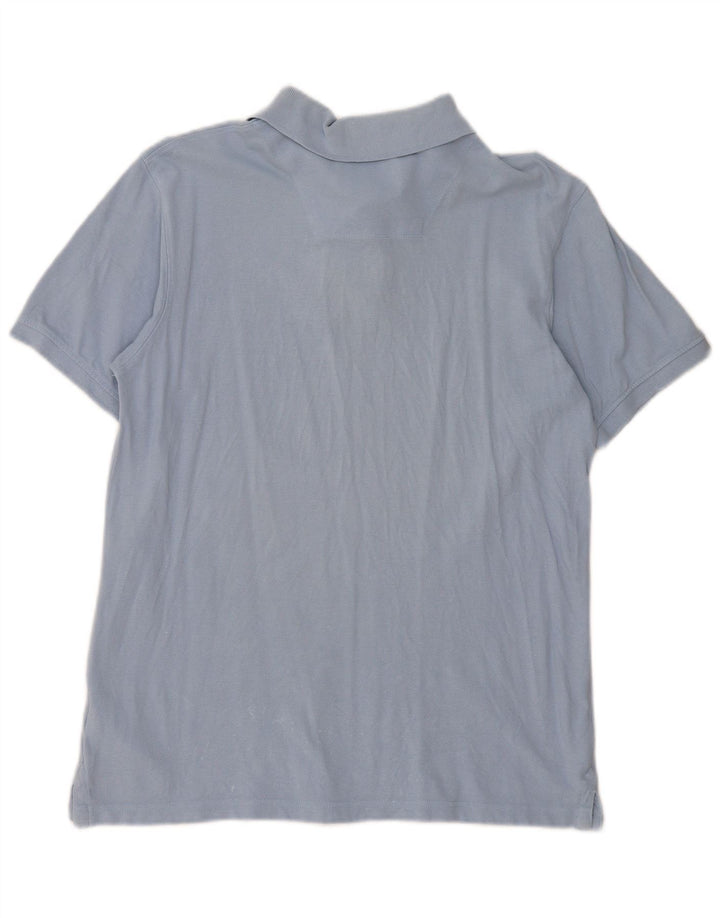 Timberland Herre Regular Fit Polo Shirt Stor Blå Bomuld