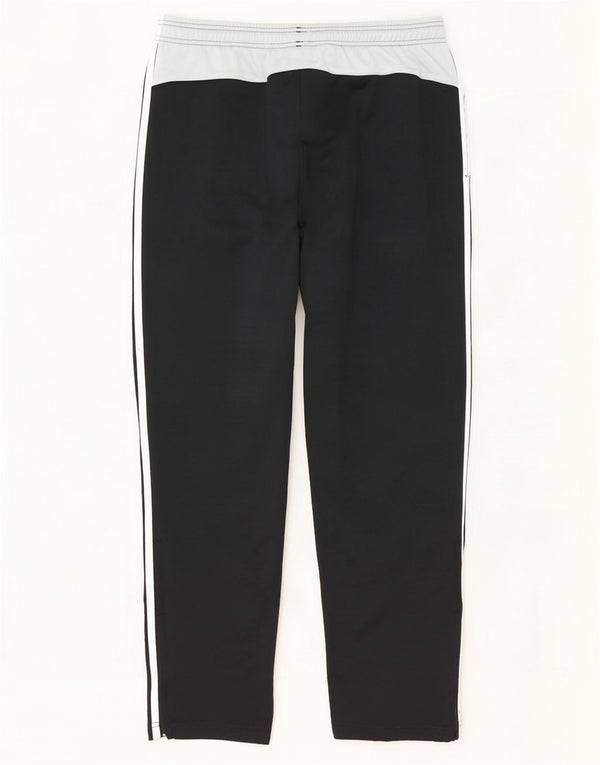 Adidas Træningsdragtsbukser til mænd UK 44/46 Large Black Colourblock Polyester