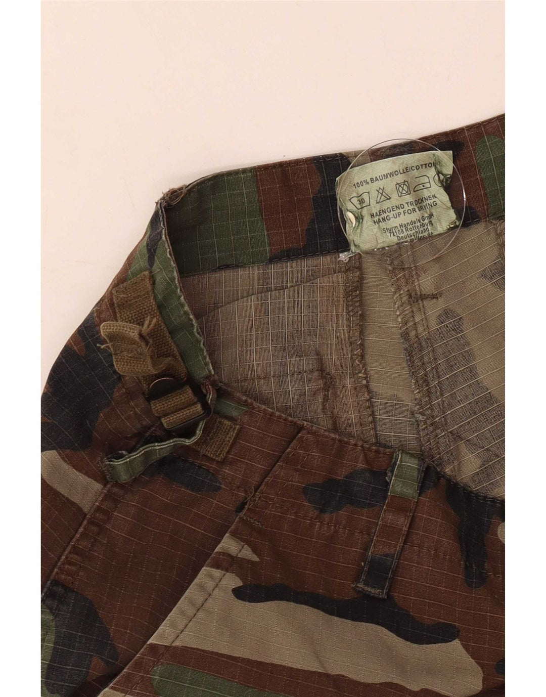 Mil-Tec Straight Cargo bukser til mænd Small W28 L28 Multicolored Camouflage