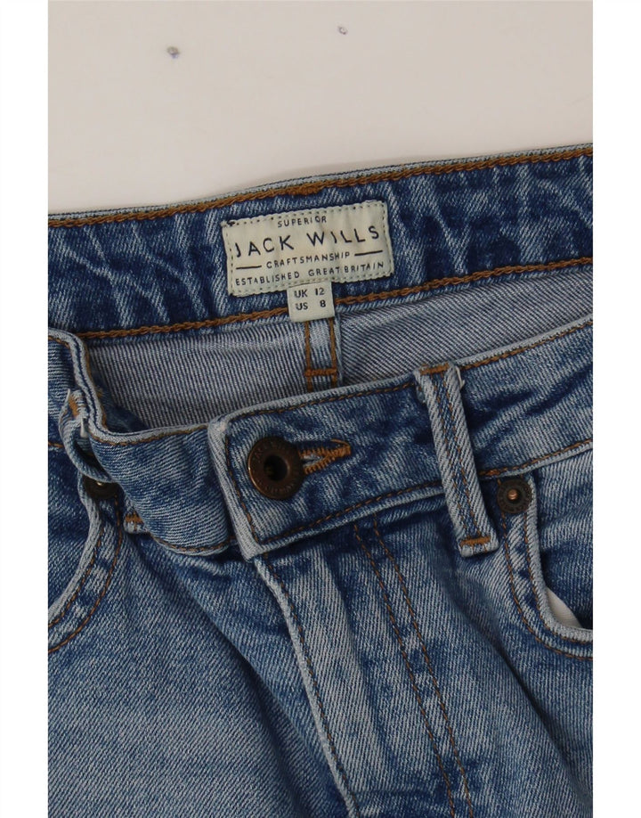 JACK WILLS Womens Denim Shorts UK 12 Medium W30  Blue Cotton Vintage Jack Wills and Second-Hand Jack Wills from Messina Hembry 