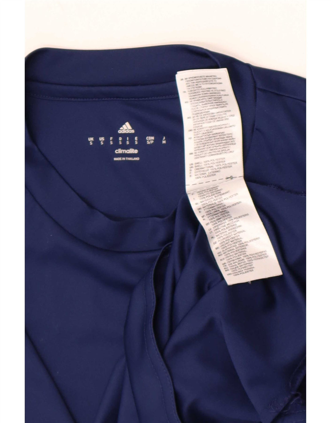 Adidas Herre Climalite T-shirt Top Lille marineblå polyester