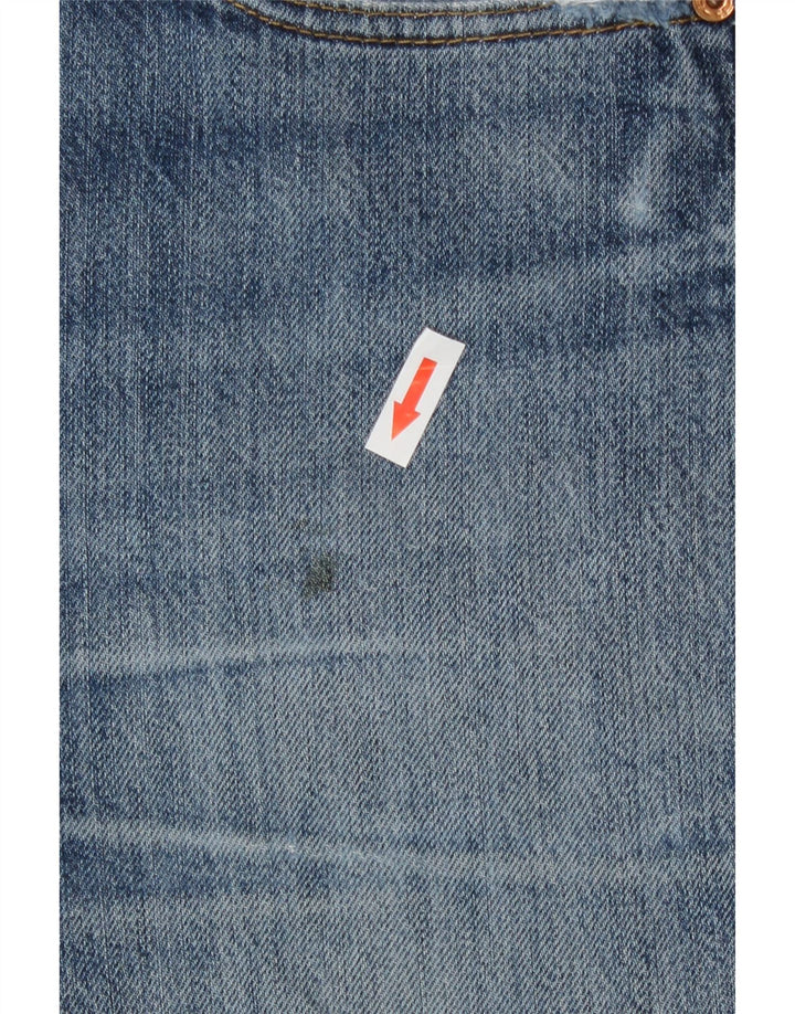 Levi's Herre 501 Distressed Straight Jeans W36 L30 Blue Cotton