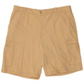 IZOD Herre Cargo Shorts W38 XL Beige Bomuld