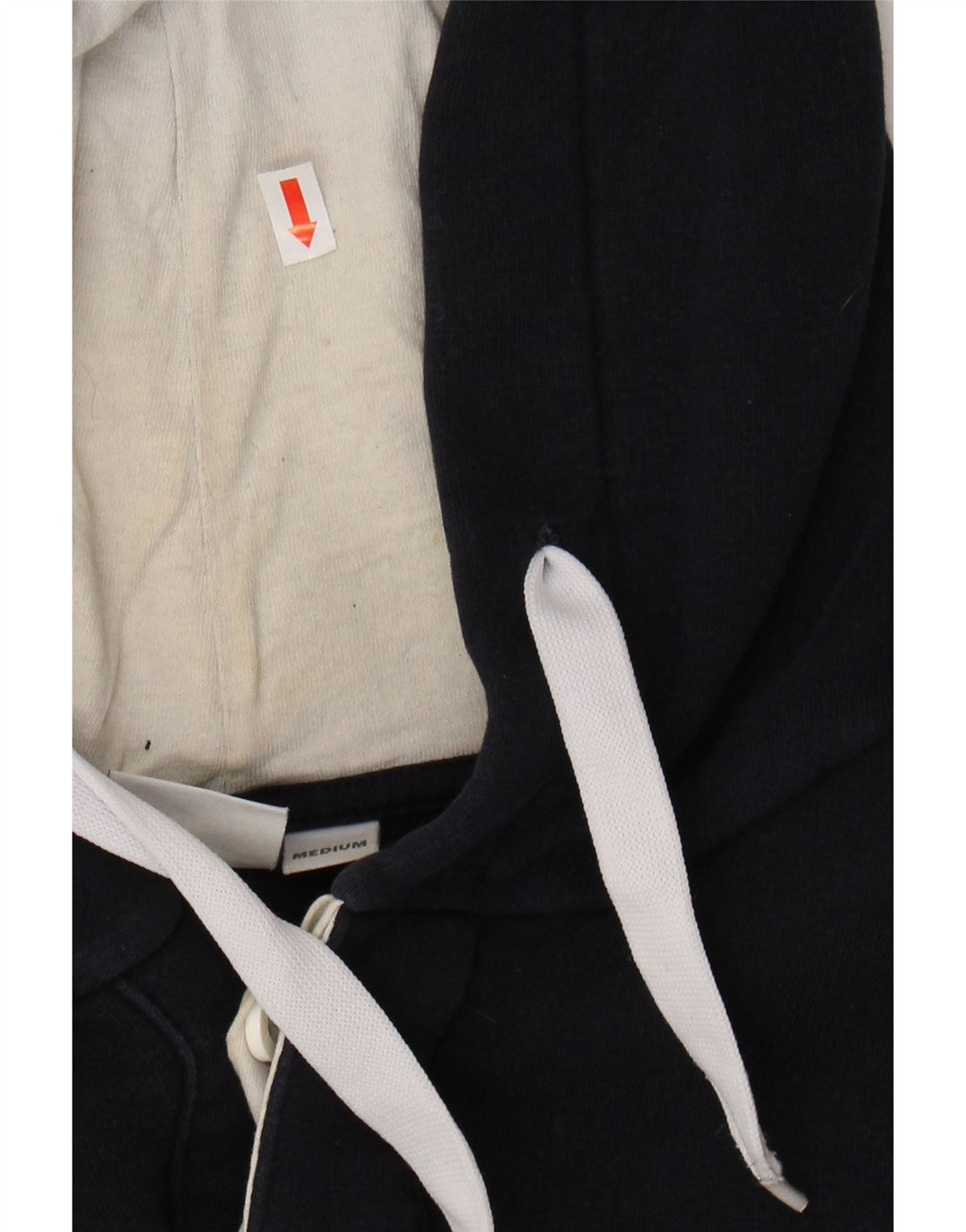UMBRO Mens Graphic Hoodie Jumper Medium Navy Blue Cotton