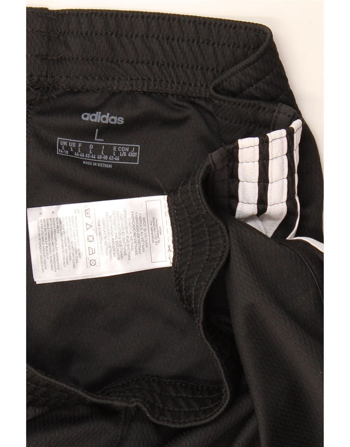 ADIDAS sportsshorts til kvinder UK 16/18 Large Black Polyester