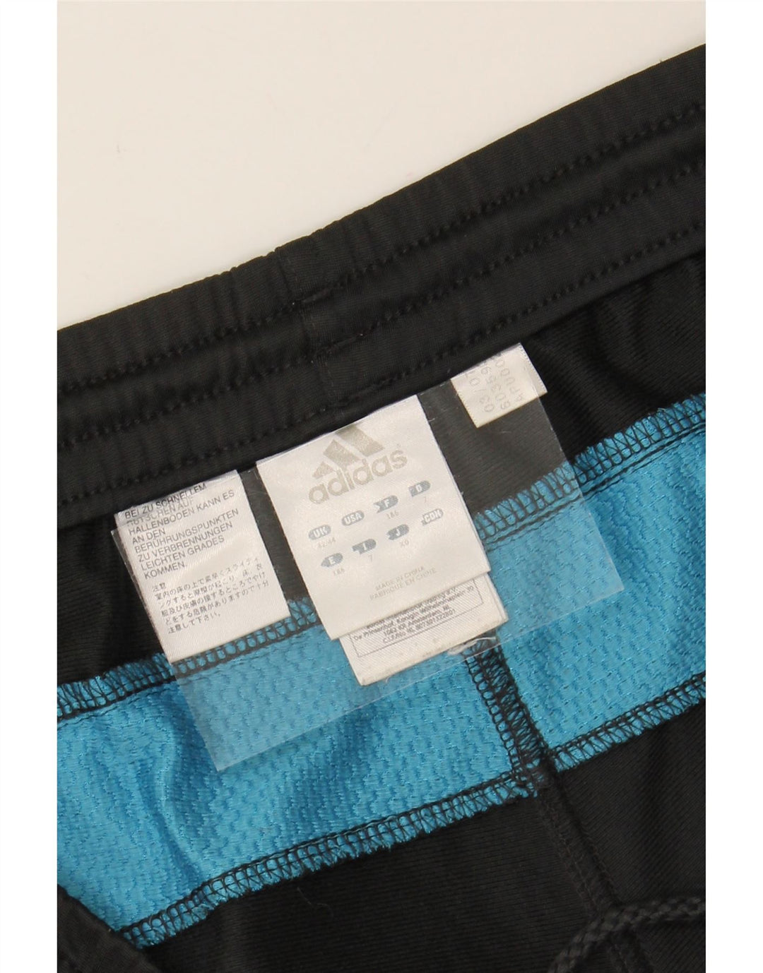 ADIDAS Mens Tracksuit Trousers UK 42/44 Large  Black Polyester Vintage Adidas and Second-Hand Adidas from Messina Hembry 