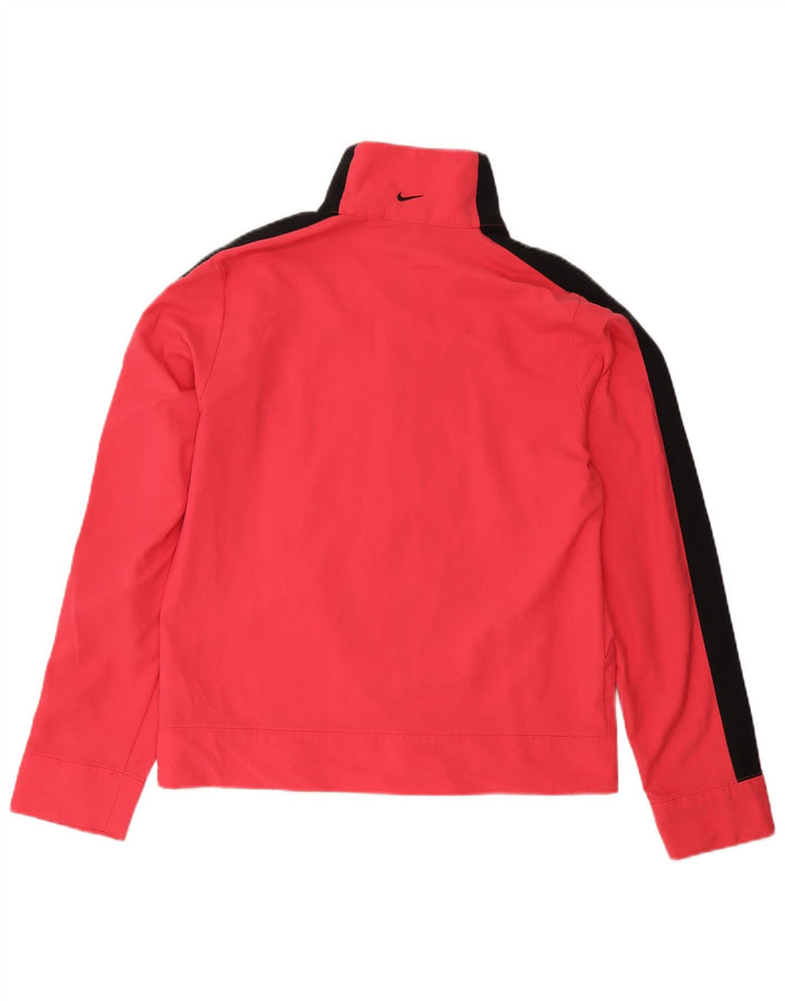Nike træningsdragt topjakke til kvinder US 4/6 Small Pink Colourblock Polyester