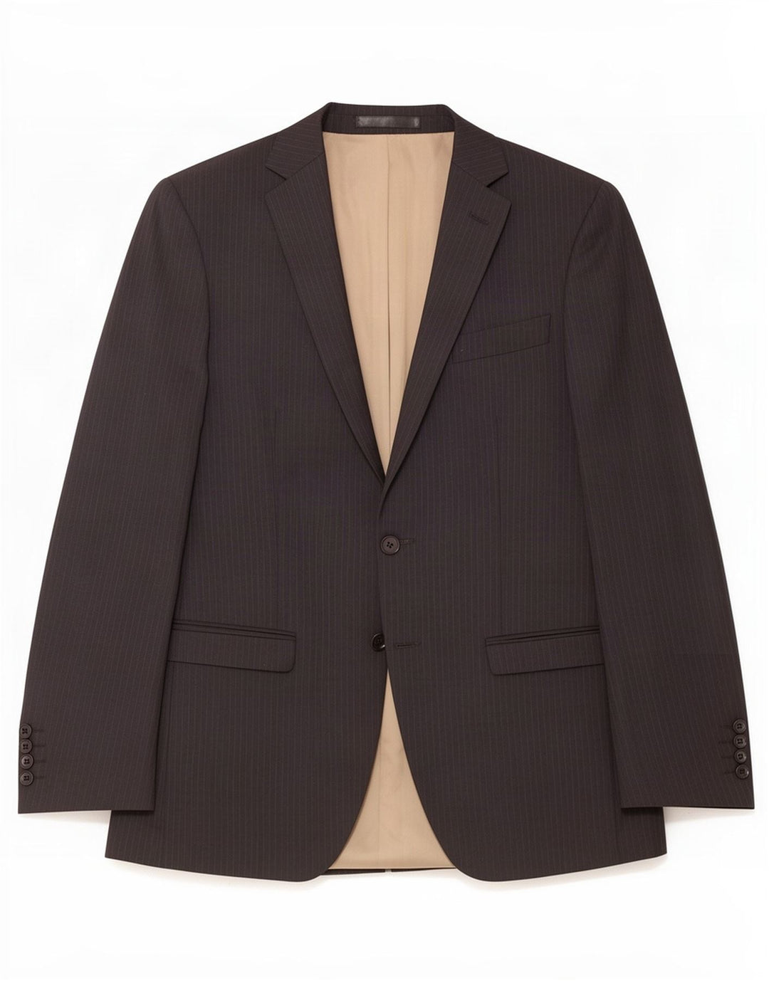 Marks & Spencer Herre 2-knaps blazerjakke UK 38 Medium Grey Pinstripe