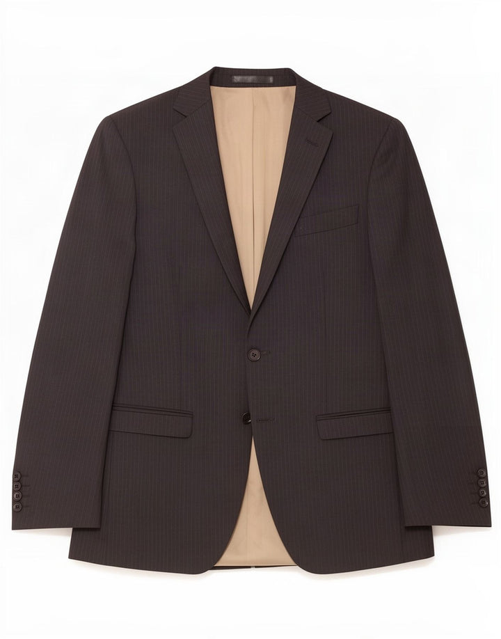Marks & Spencer Herre 2-knaps blazerjakke UK 38 Medium Grey Pinstripe