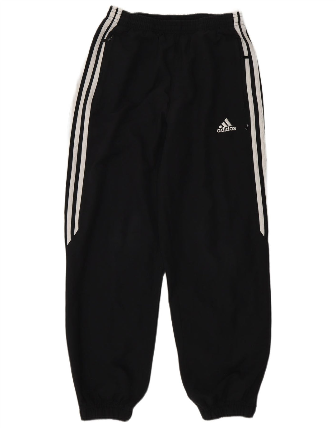 Adidas Drenge Træningsdragt Bukser Joggers 11-12 År Sort Polyester