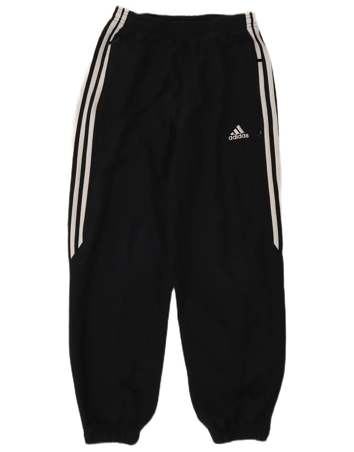 Adidas Drenge Træningsdragt Bukser Joggers 11-12 År Sort Polyester