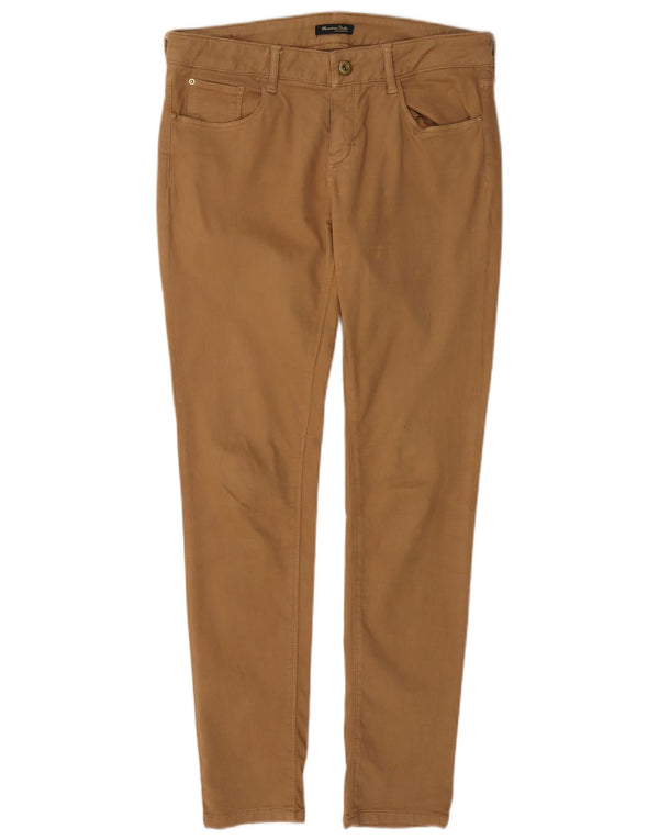 Massimo Dutti Dame Skinny Casual Bukser EU 38 Small W28 L29 Brun
