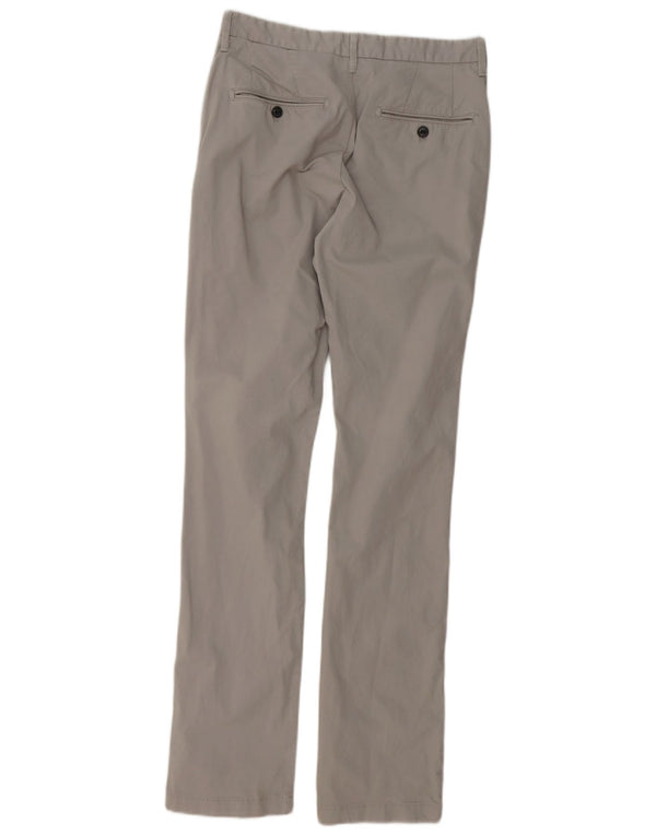 Zara Herre Slim Chino Bukser EU 38 Small W30 L34 Grå