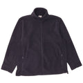 Russell Athletic Herre grafisk fleecejakke UK 44 2XL Navy Blue Polyester