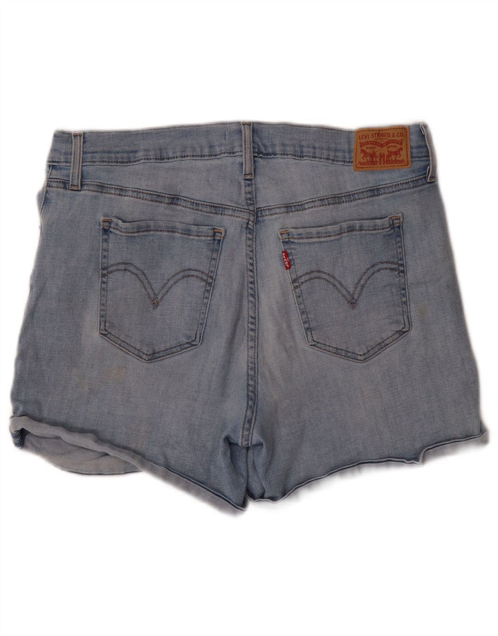 LEVI'S denimshorts til kvinder W32 Stor blå bomuld