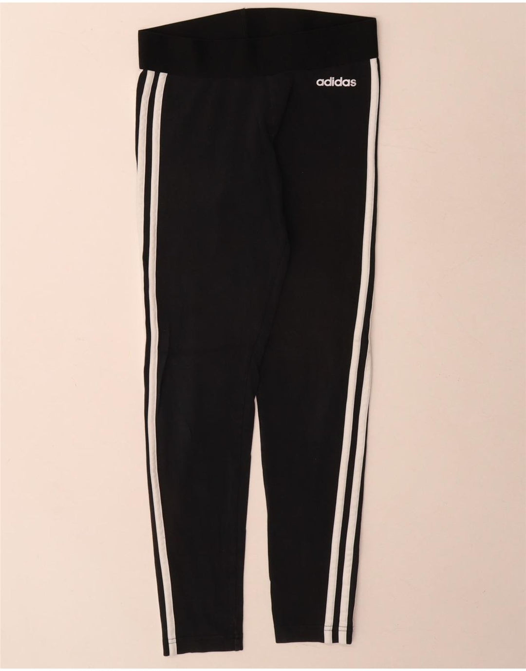 Adidas Dame Leggings UK 8/10 Small Black Bomuld