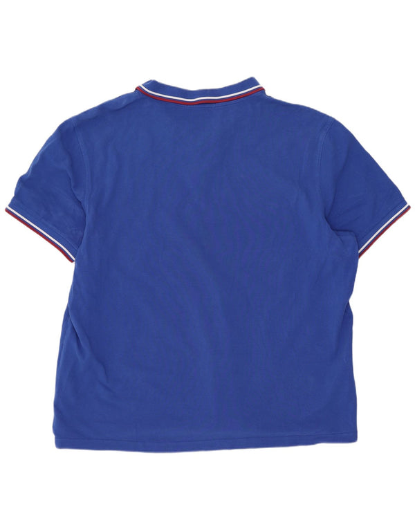 Fred Perry herre poloskjorte 3XL blå stribet bomuld