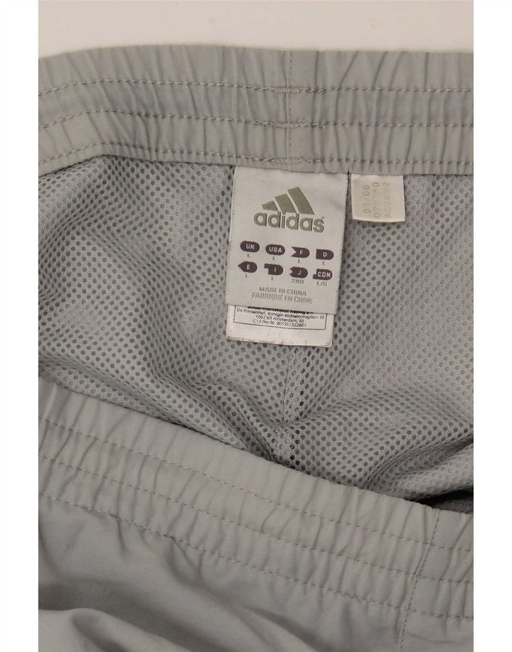 Adidas Badeshorts til mænd, store grå polyester