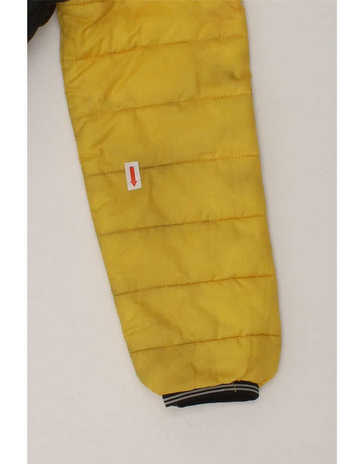 DIESEL Boys Hooded Padded Jacket 3-4 Years Yellow Polyester | Vintage Diesel | Thrift | Second-Hand Diesel | Used Clothing | Messina Hembry 
