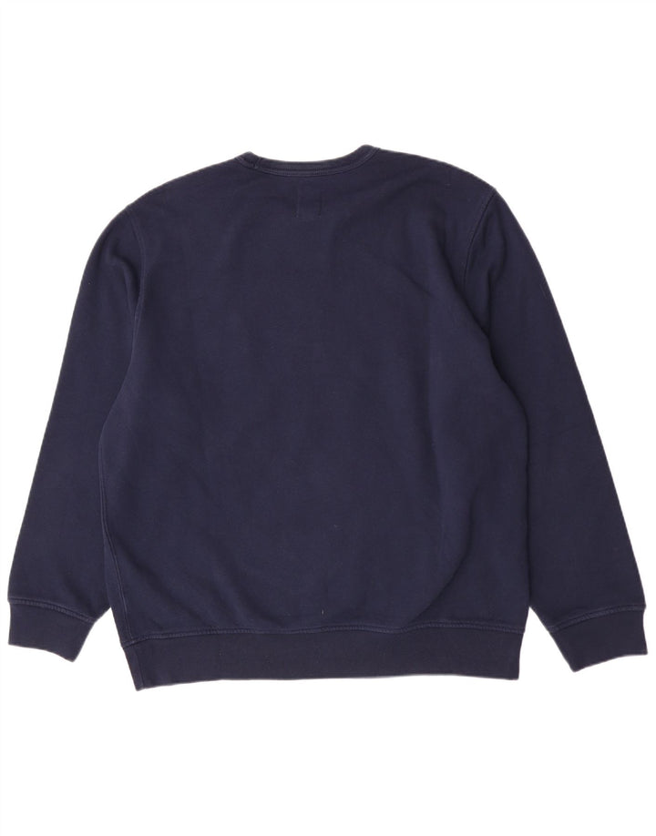 Gap Herre Grafisk Sweatshirt Jumper XL Marineblå Bomuld
