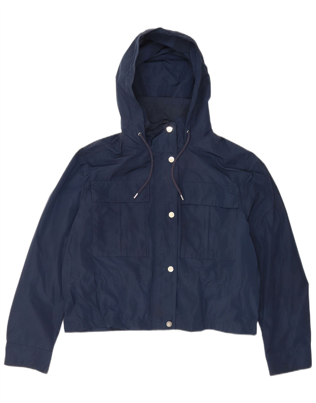 Marks & Spencer, hættebomberjakke til kvinder, UK 12 Medium Navy Blue